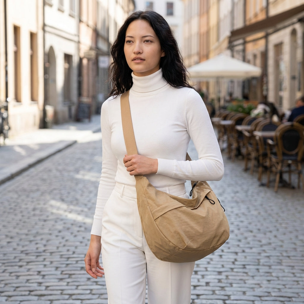 Women's Crossbody Bag Crescent Style
