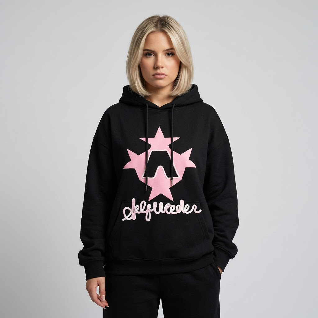 Women's Graphic Hoodie Oversized Cotton - VibreMode