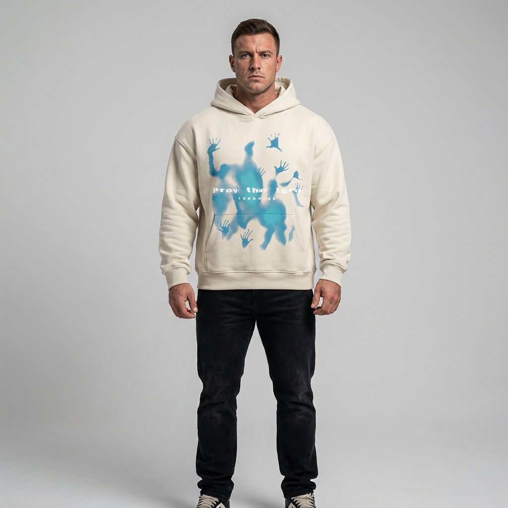 Unisex Oversized Graphic Hoodie - VibreMode