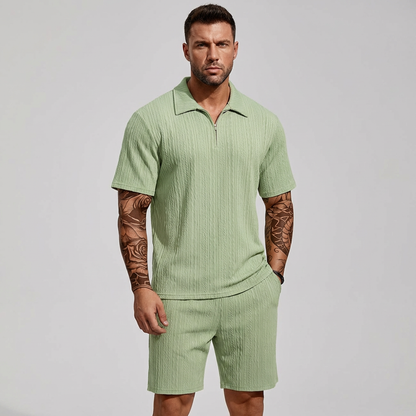 Men's 2-Piece Casual Suit Set - VibreMode