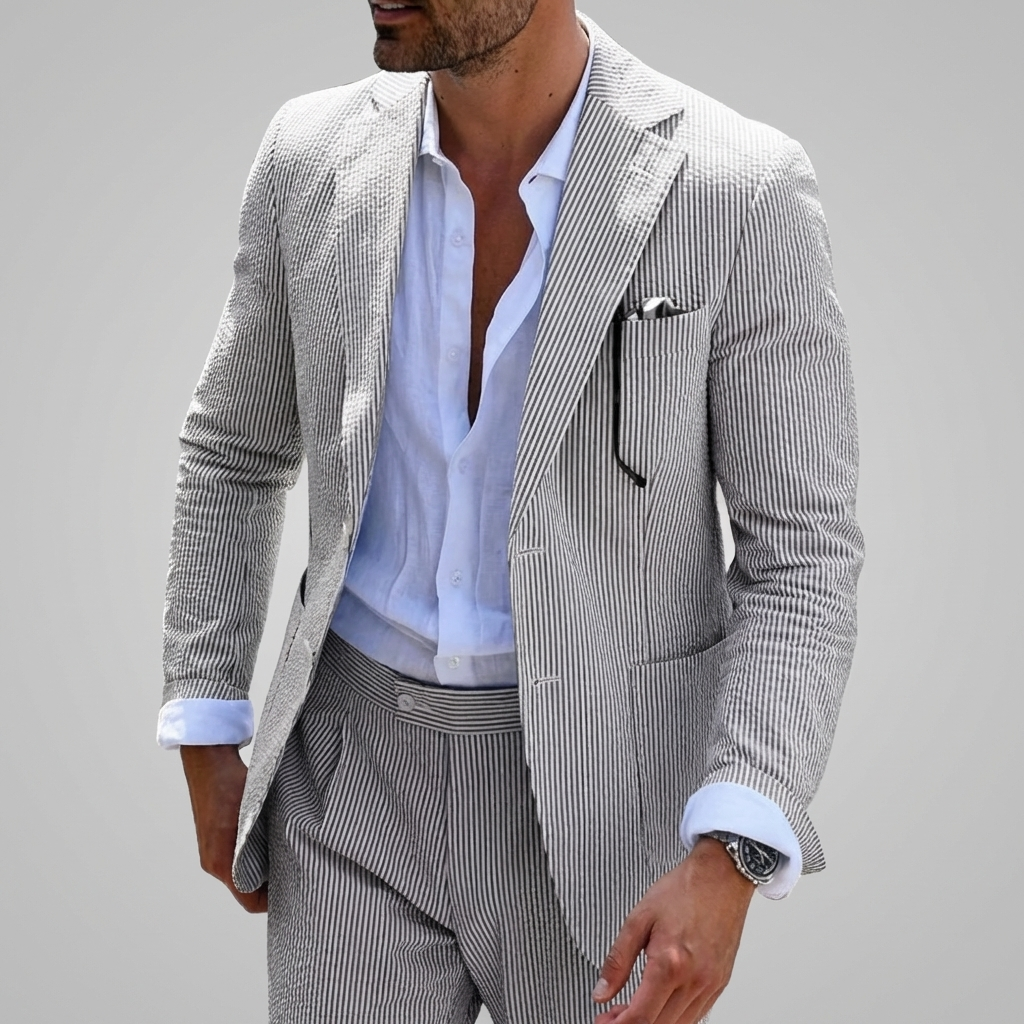 Men's Two-Piece Summer Suit