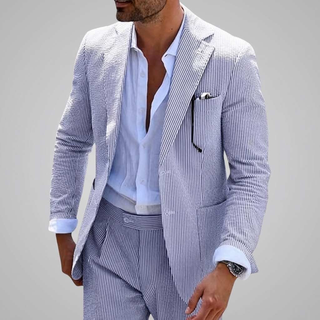 Men's Two-Piece Summer Suit