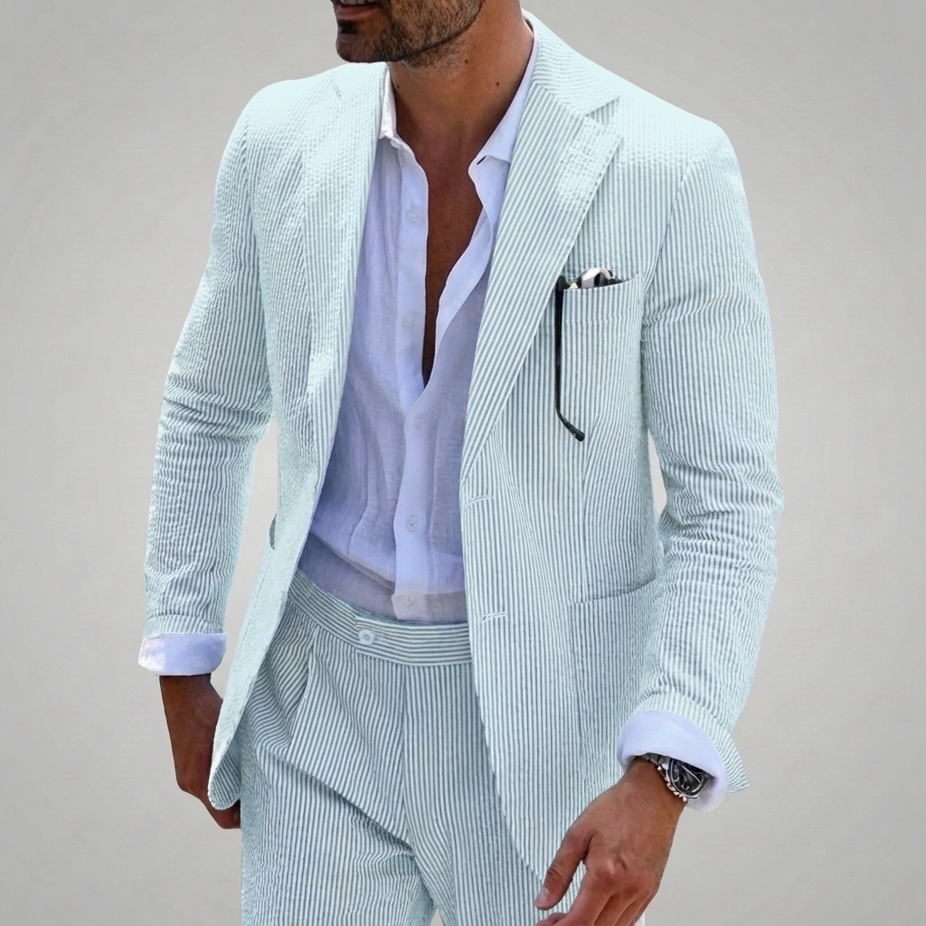 Men's Two-Piece Summer Suit