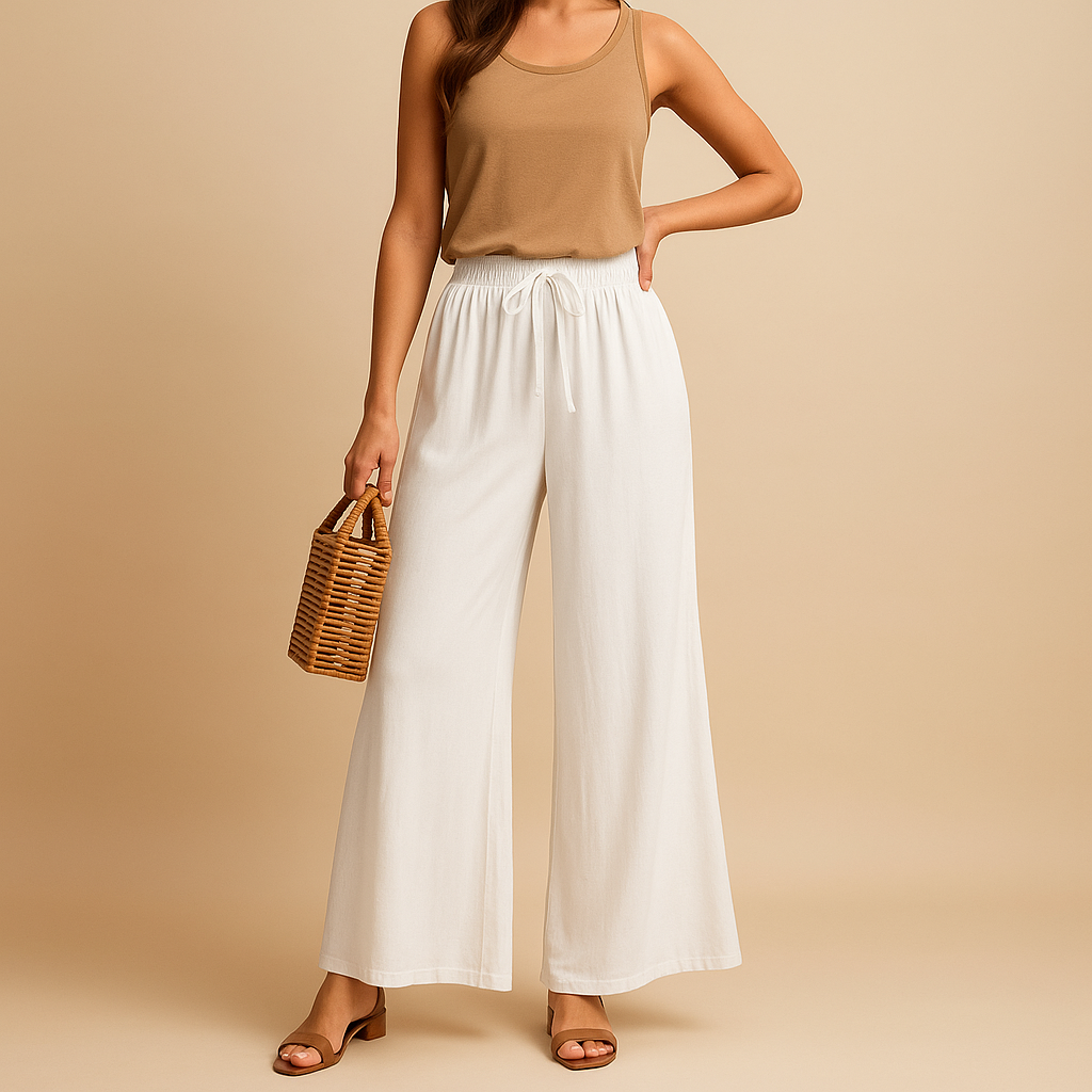 Comfy High Waisted Wide Leg Pants for Women - VibreMode