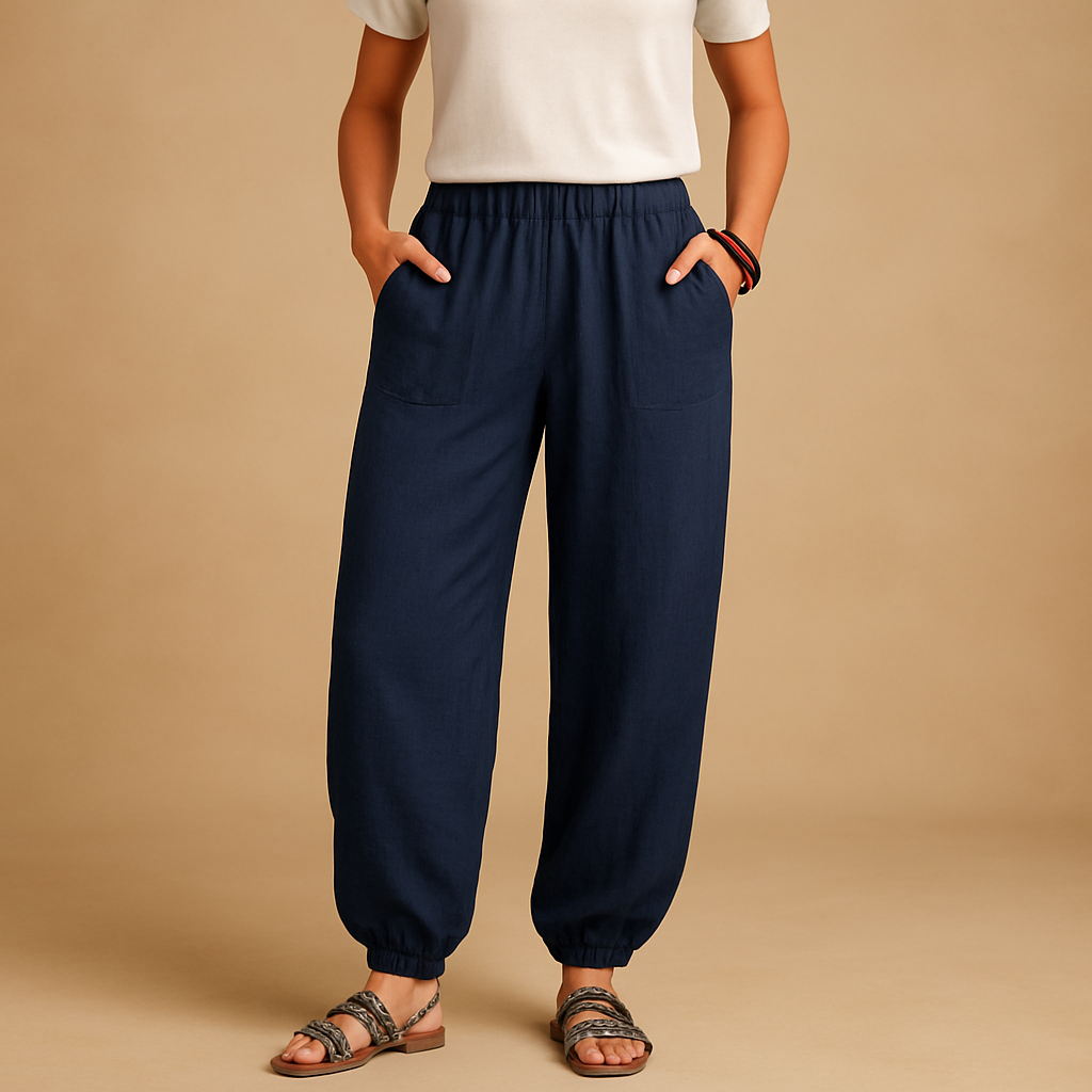 Fashionable Wide Leg Summer Pants for Women - VibreMode