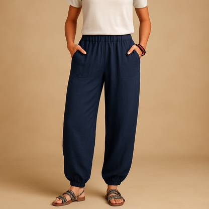 Fashionable Wide Leg Summer Pants for Women - VibreMode