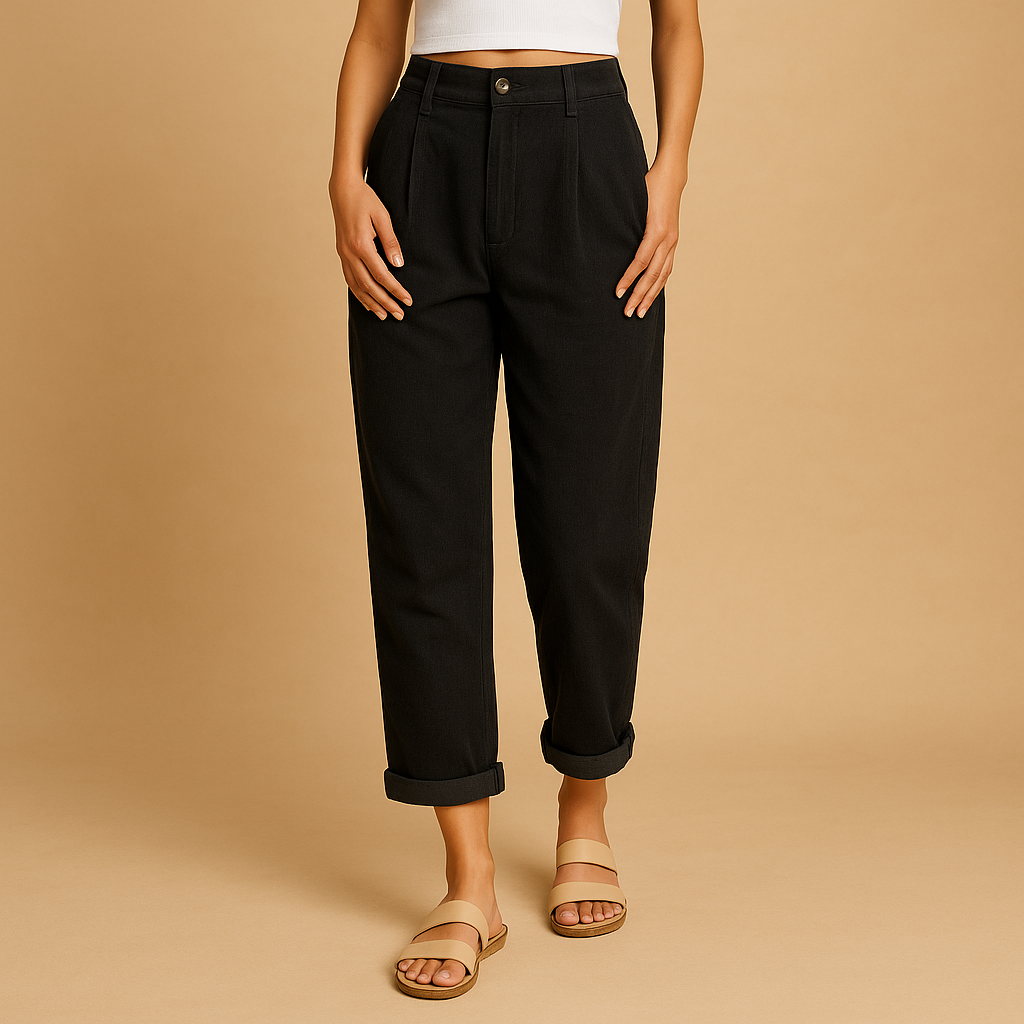 Classic Women's Straight Corduroy Pants - VibreMode