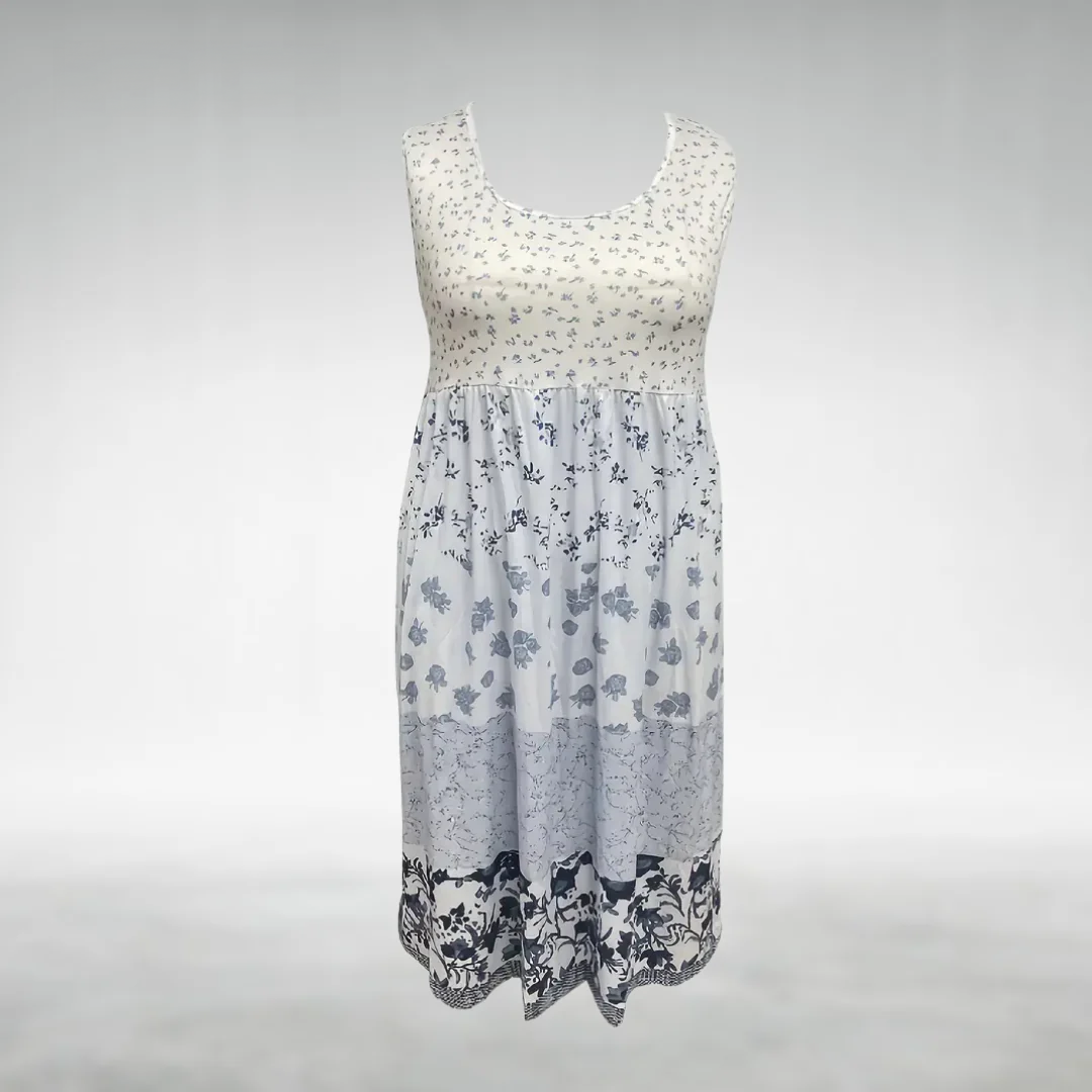 Chic Lace Flowy Evening Dress for Women