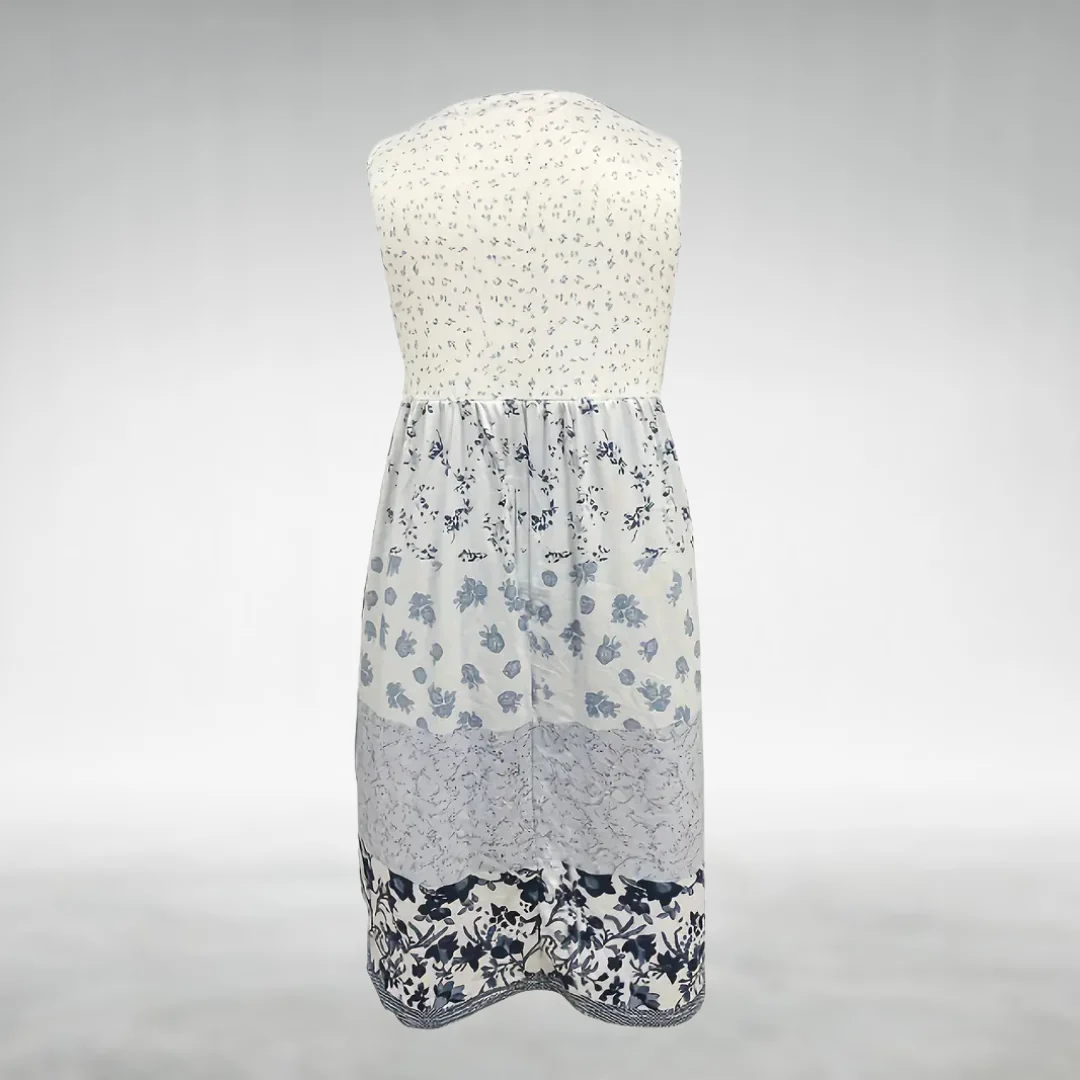 Chic Lace Flowy Evening Dress for Women