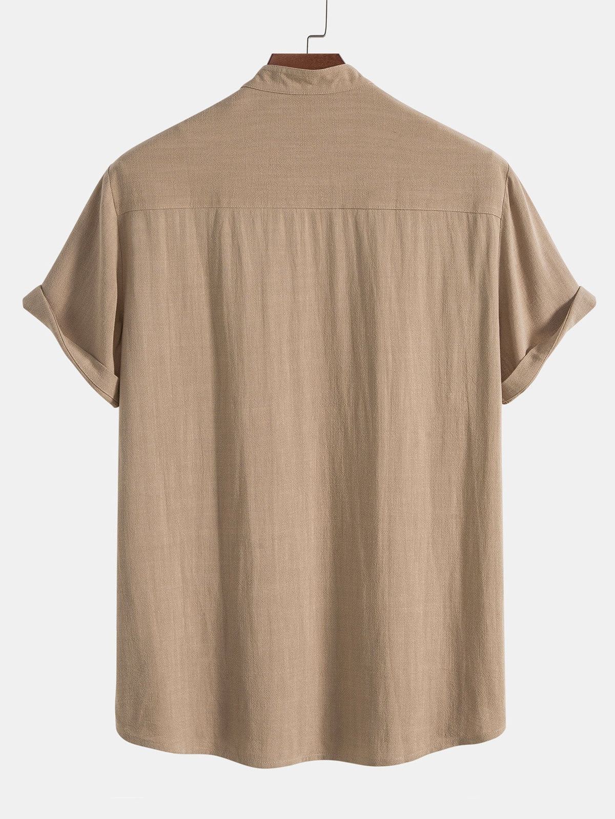 Image of Holden | Men's Grandad Collar Button-Down Shirt