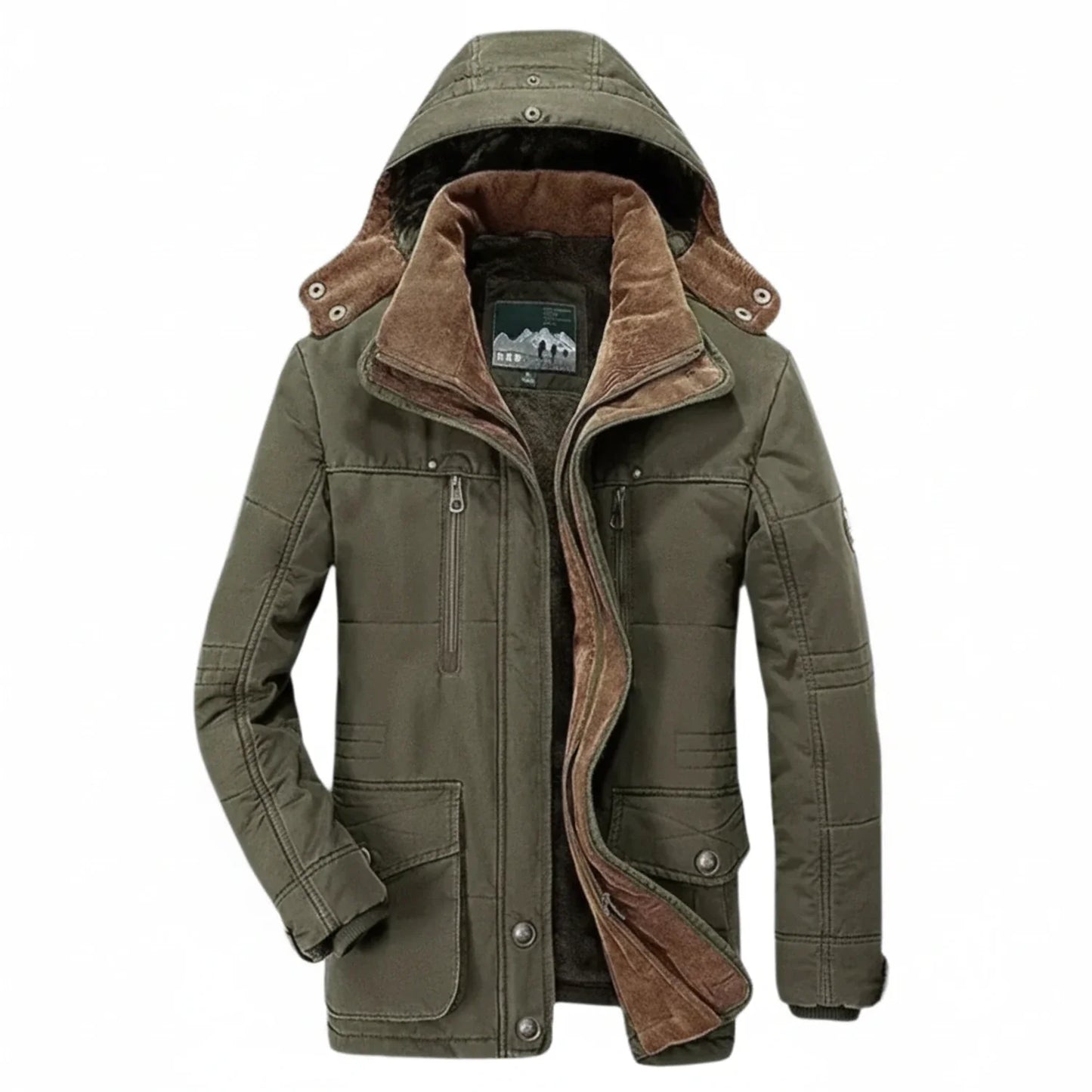 Men's Military Hooded Winter Jacket