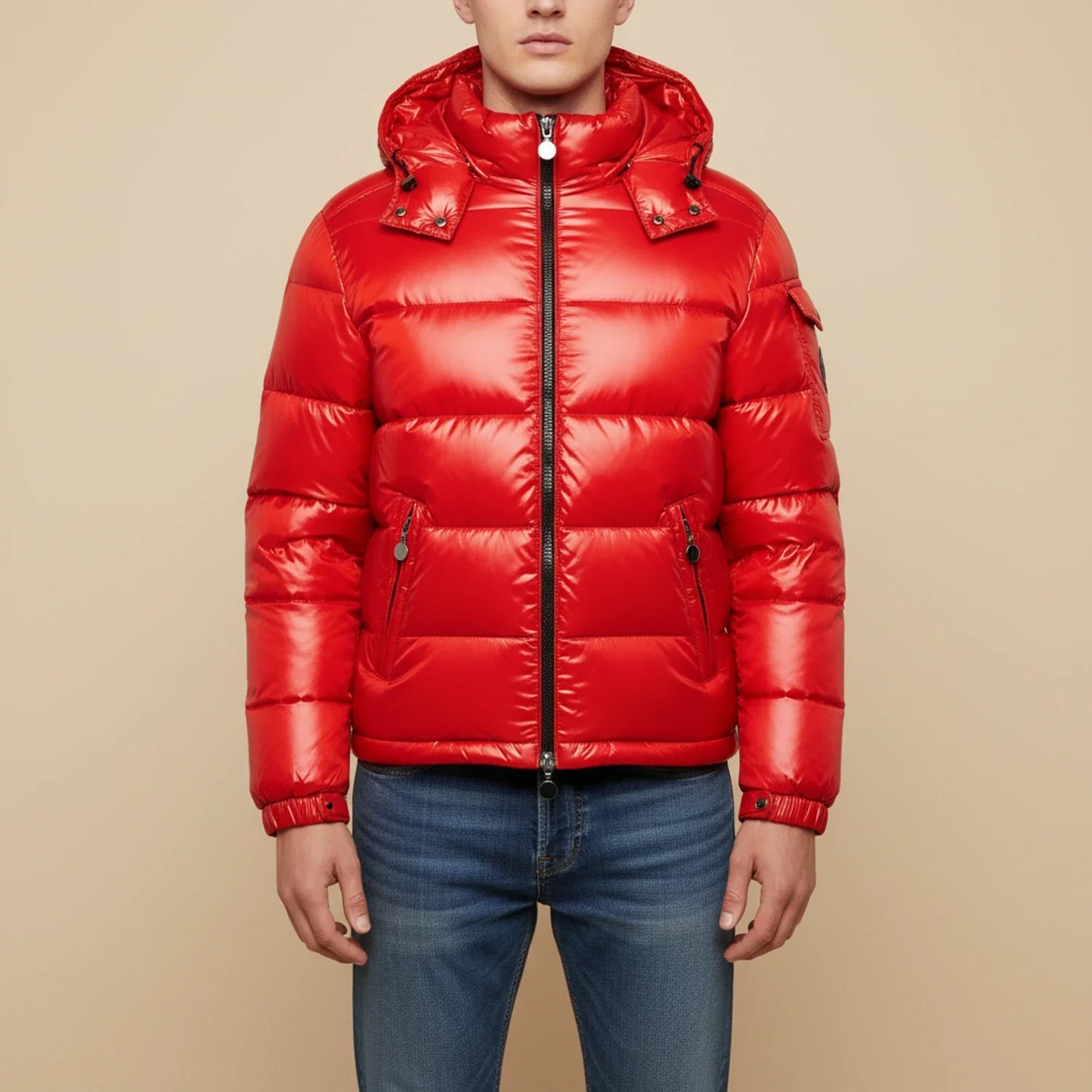 Men's Hooded Puffer Winter Jacket