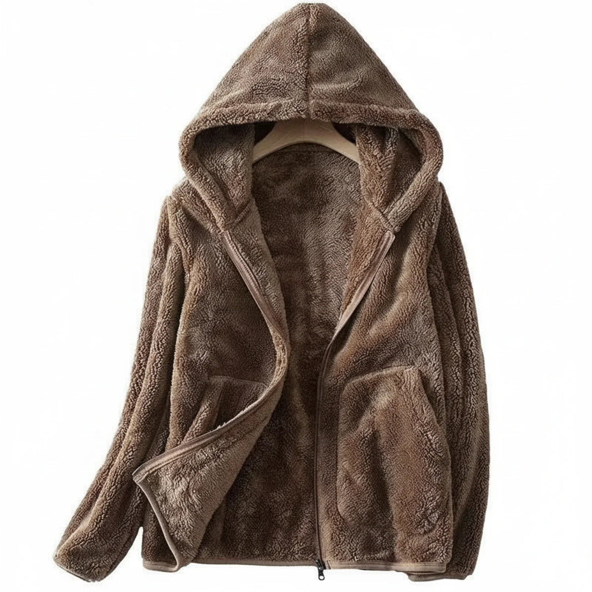 Women's Hooded Fleece Jacket - VibreMode