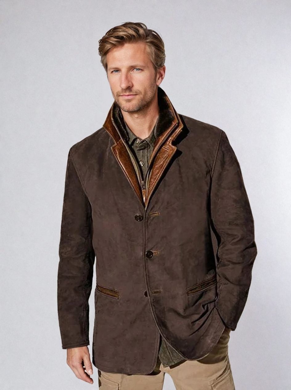 Men's Vintage Style Leather Jacket