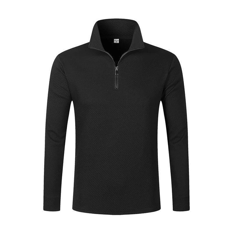 Image of Ike | Men's Long Sleeve Zip Polo