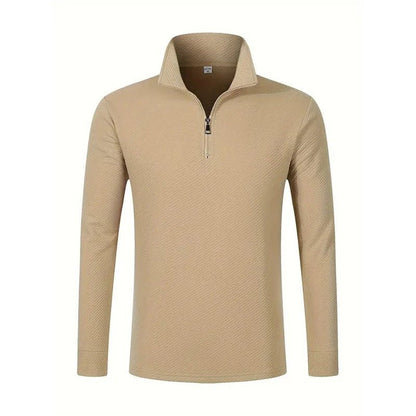 Image of Ike | Men's Long Sleeve Zip Polo
