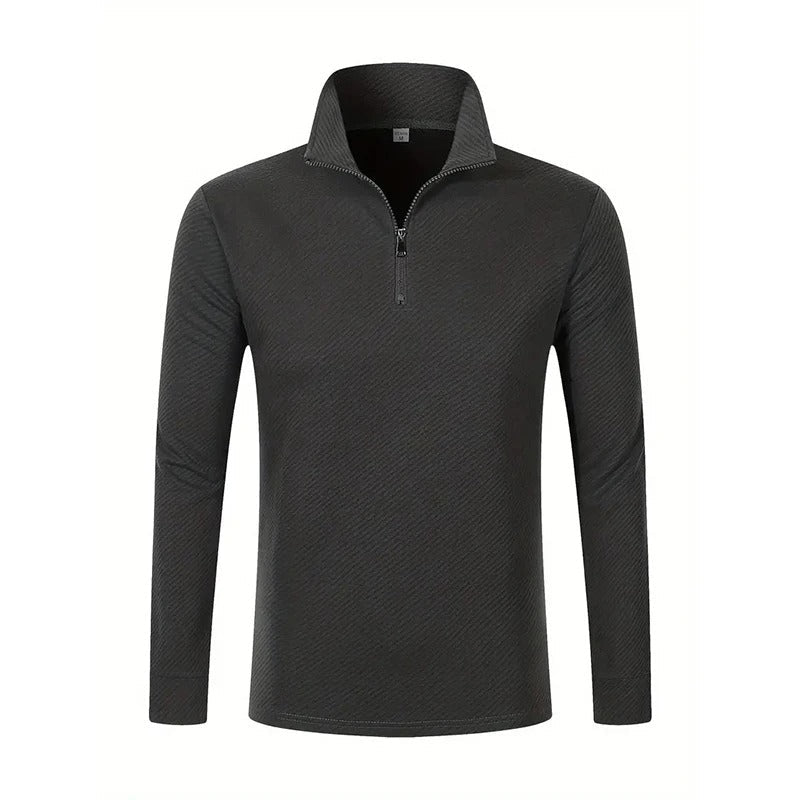 Image of Ike | Men's Long Sleeve Zip Polo