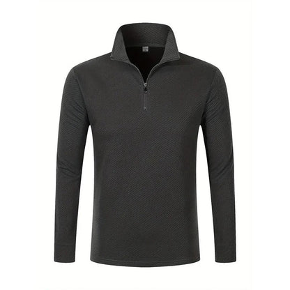 Image of Ike | Men's Long Sleeve Zip Polo