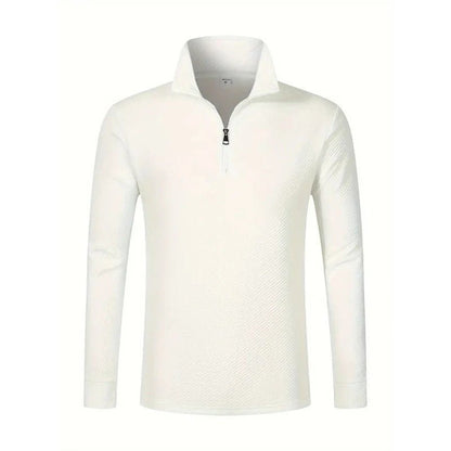 Image of Ike | Men's Long Sleeve Zip Polo