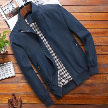 Men's Wind-Resistant Summer Jacket Structured Fit - VibreMode