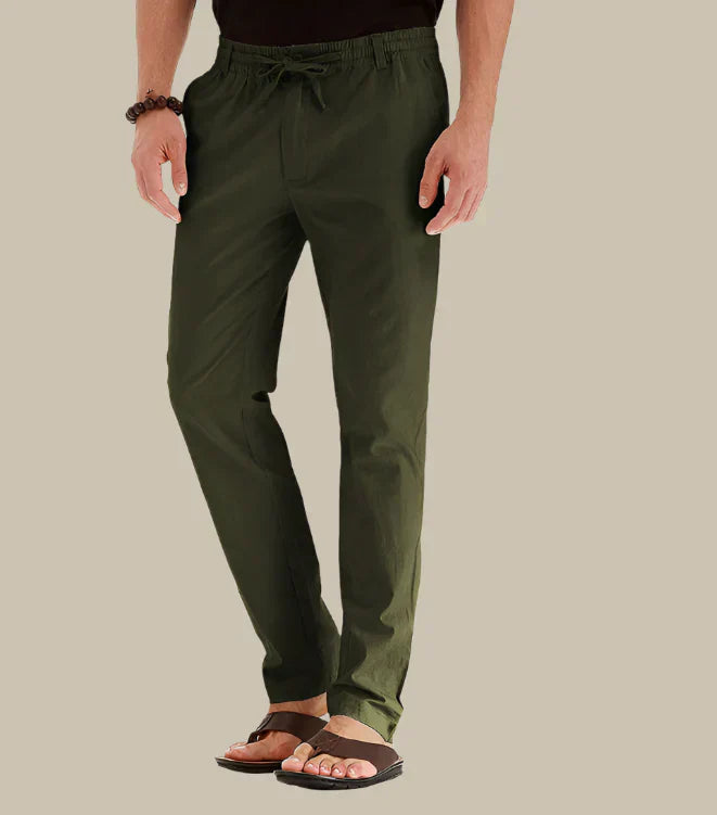 Men's Casual Pants Elastic Waistband - VibreMode