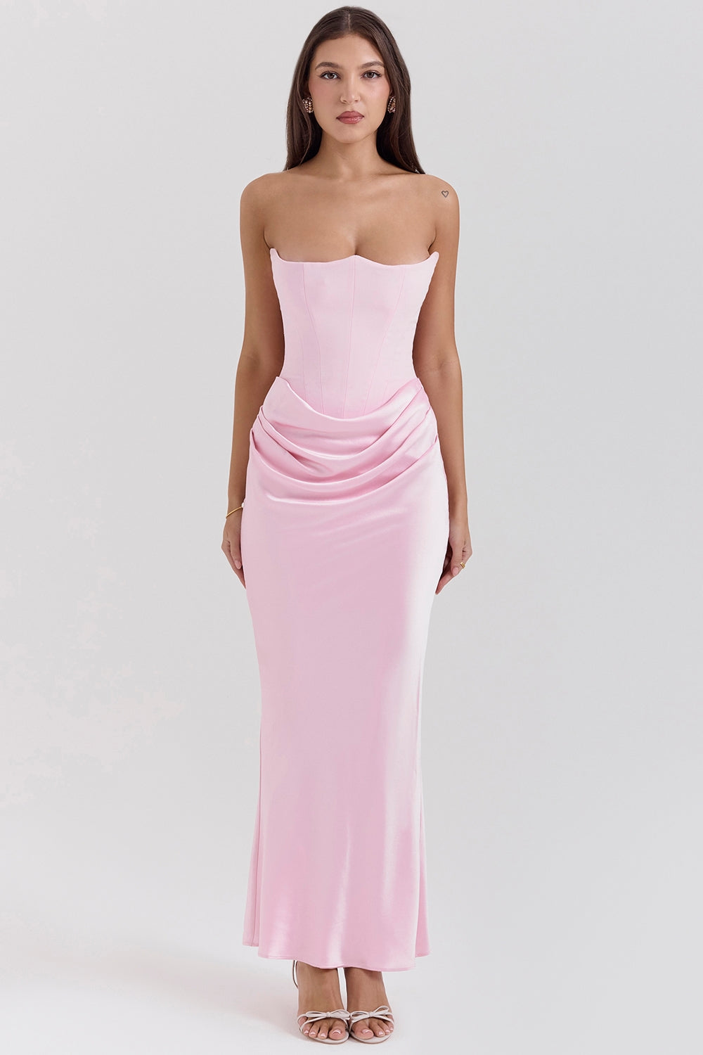 Elegant Ladies Formal Off Shoulder Maxi Dress