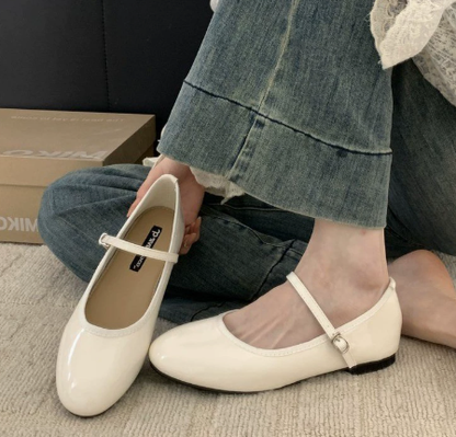 Classic Women's Low Heel Mary Jane Shoes