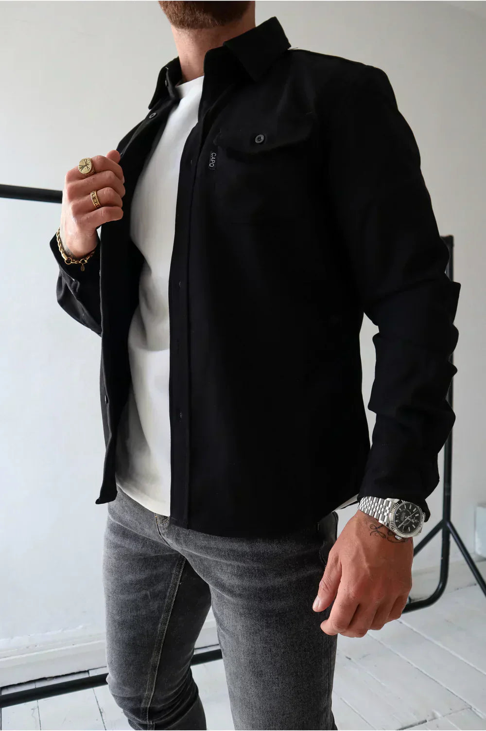 Elijah Men's Casual Overshirt