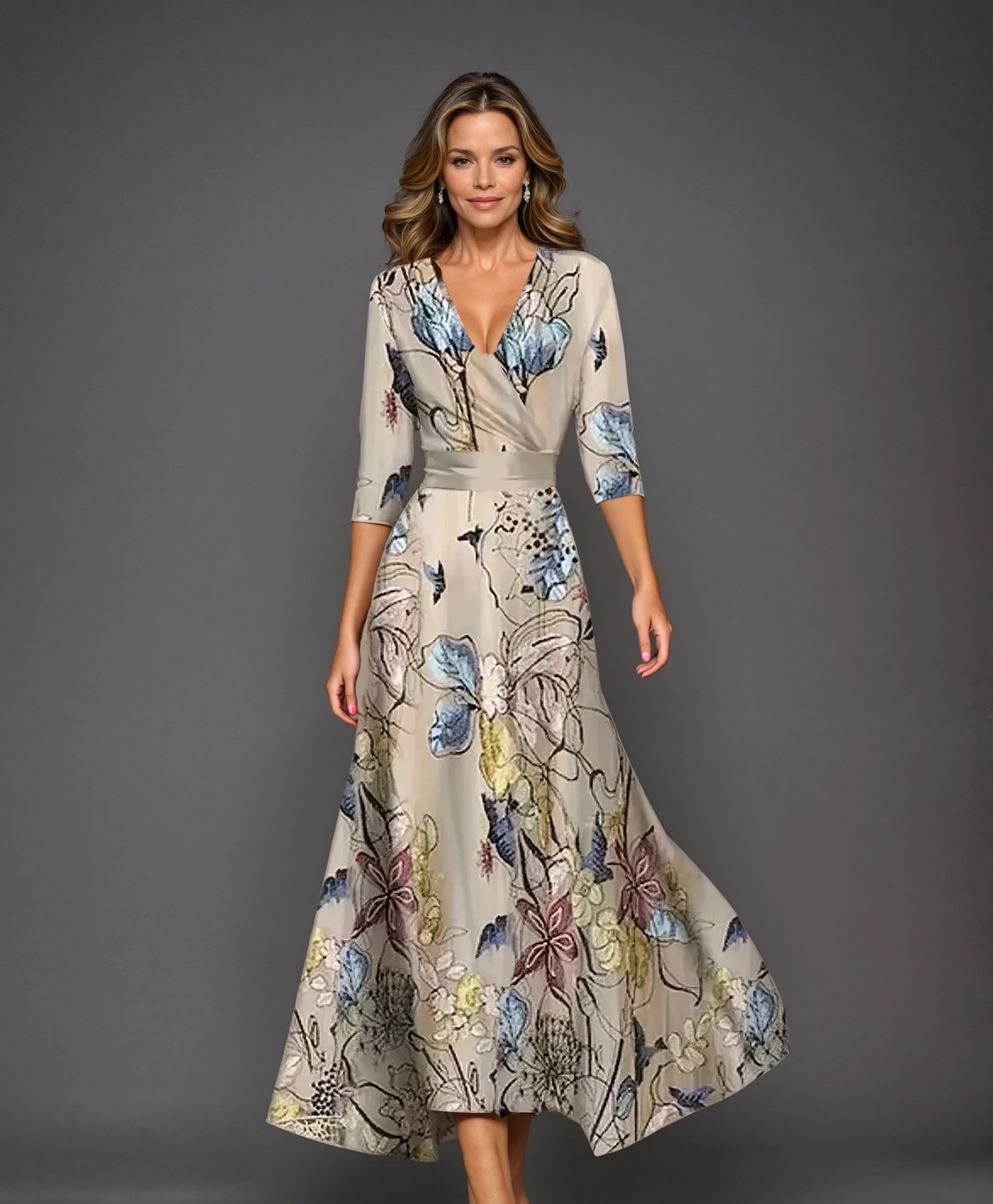 Beautiful Print Midi Sundress