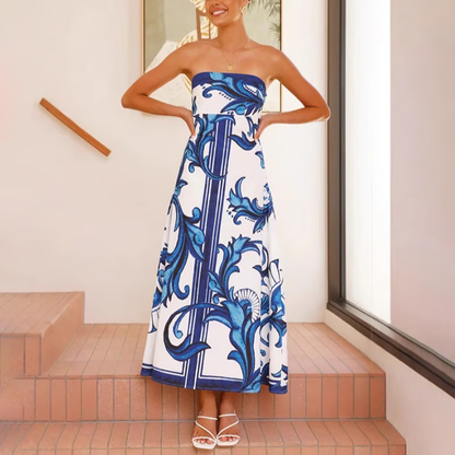 Elegant Floral Women's Party Dress