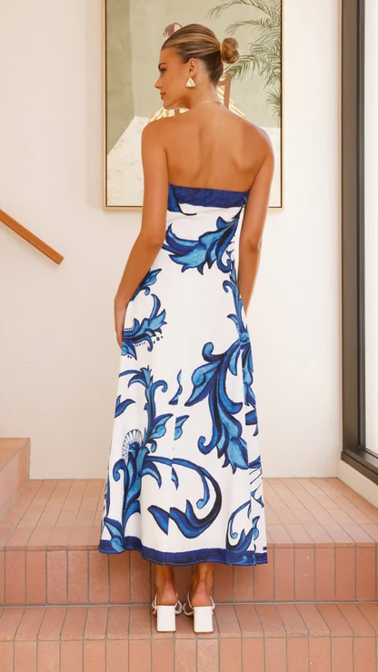 Elegant Floral Women's Party Dress
