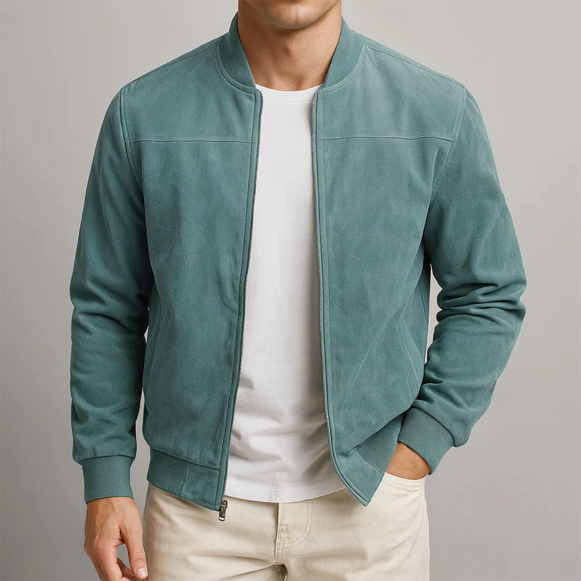 Castello Men's Classic Bomber Jacket