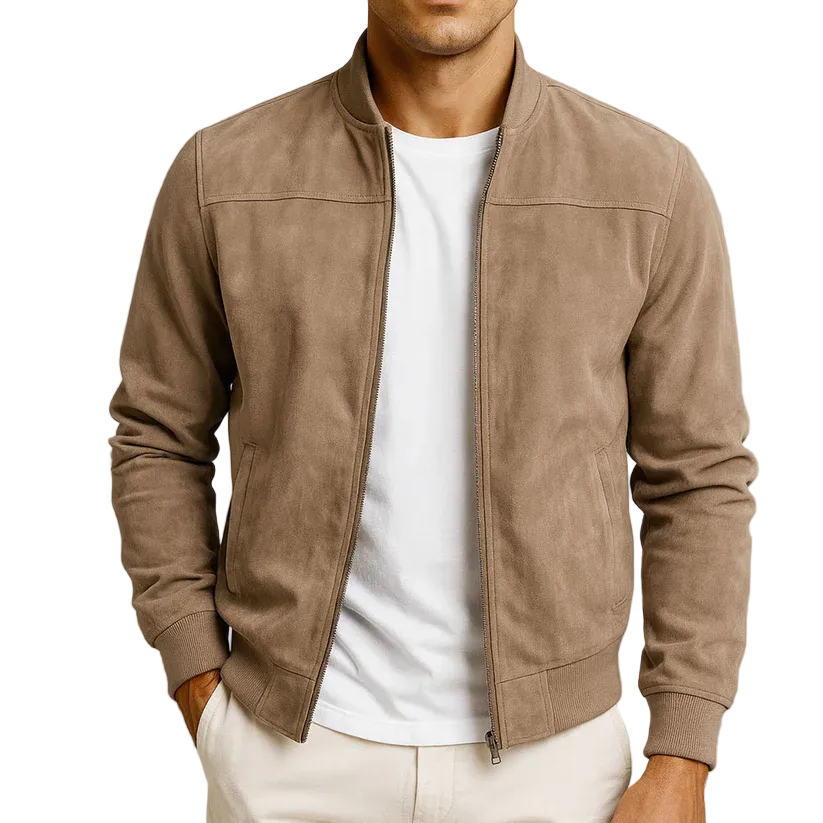 Castello Men's Classic Bomber Jacket - VibreMode