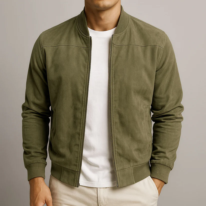 Castello Men's Classic Bomber Jacket