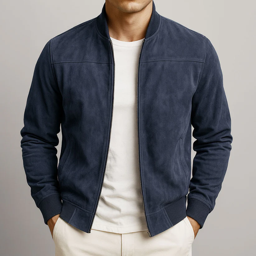 Castello Men's Classic Bomber Jacket