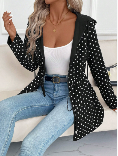 Women's Hooded Zip Up Jacket