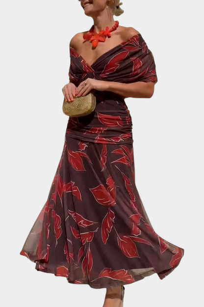 Boho Chic Flowy Long Dress