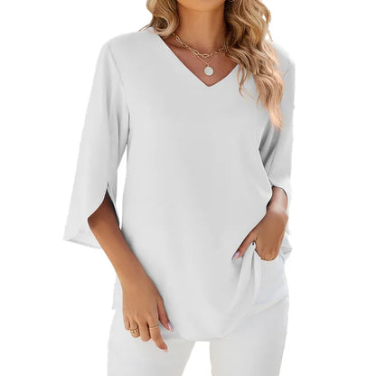 Women's Classic V Neck Top