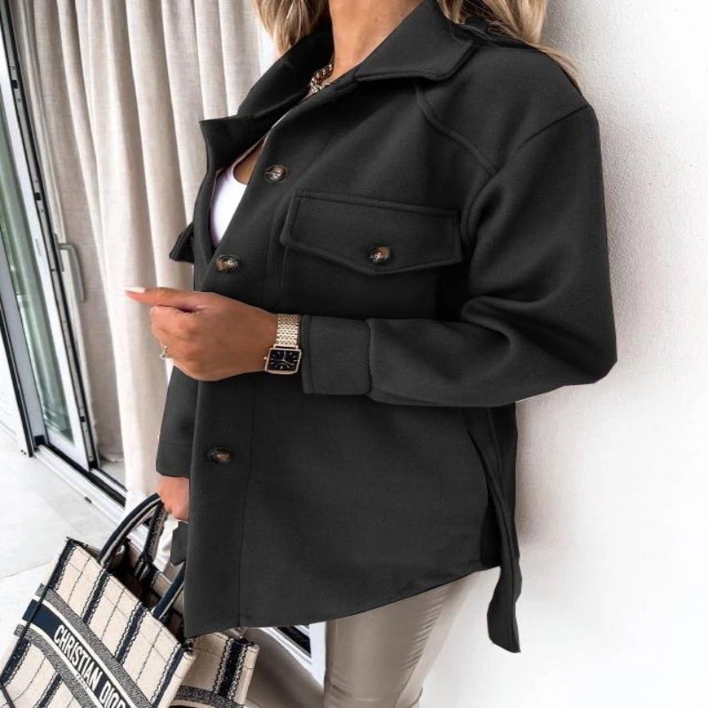 Shirt Jacket Casual Cotton