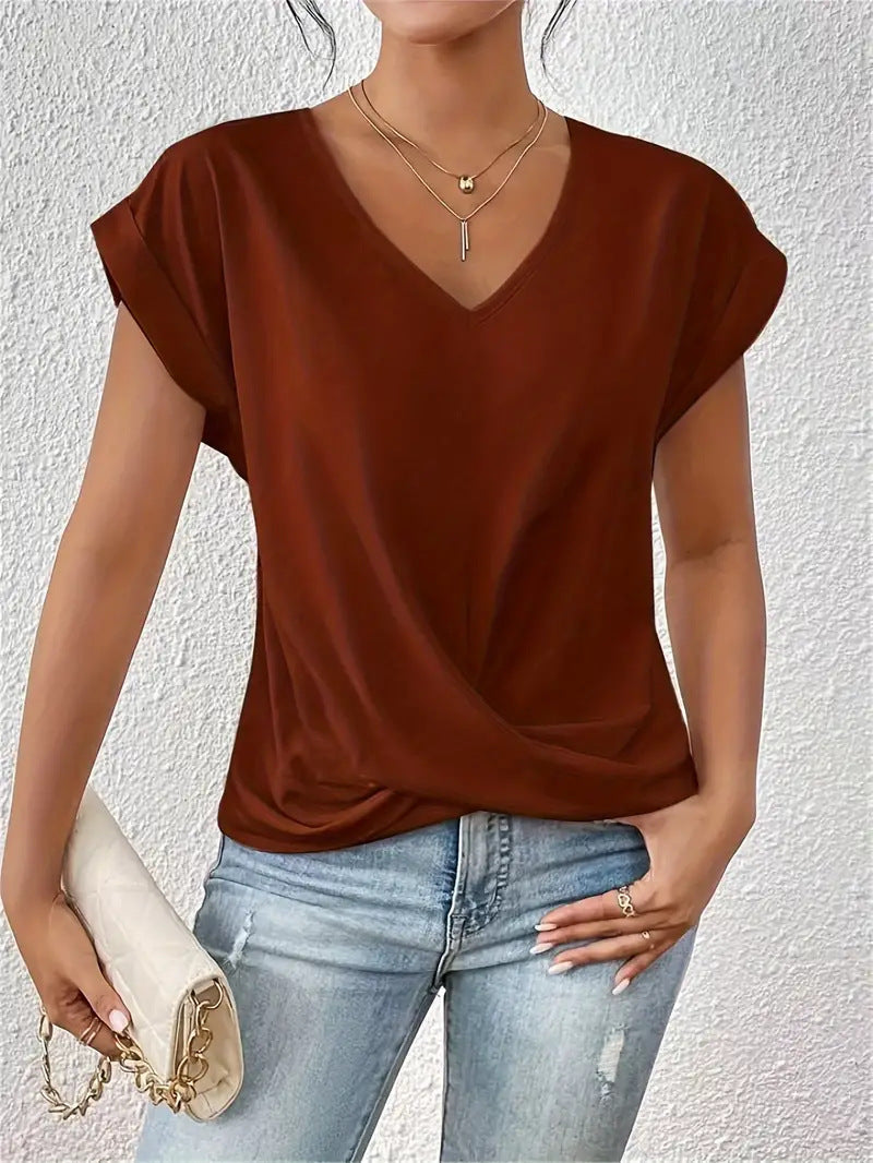 Slimming V Neck Women's Tank Top