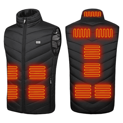 Heated Vest Electric Body Warmer 11 Zone - VibreMode