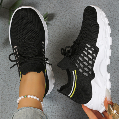 Women's Thick Knit Athletic Shoes