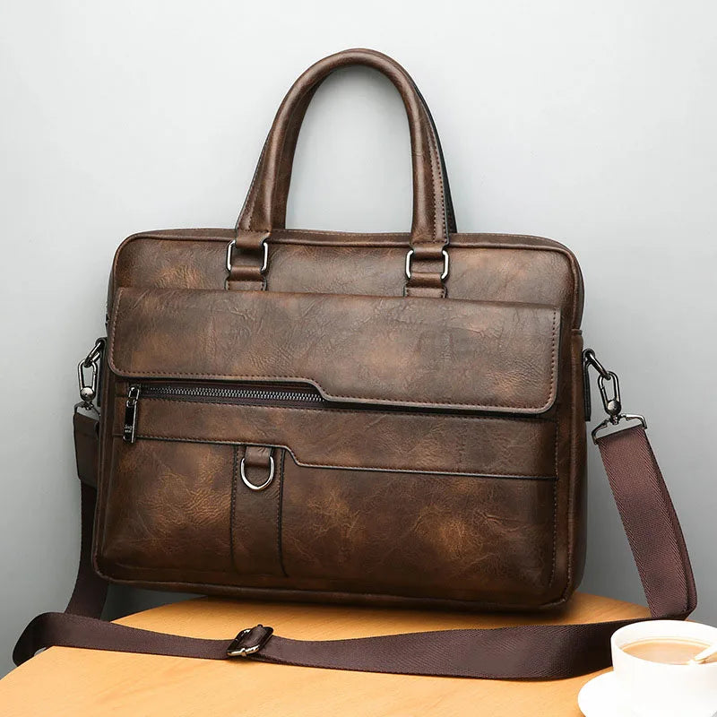 Benedicto Men's Leather Shoulder Bag
