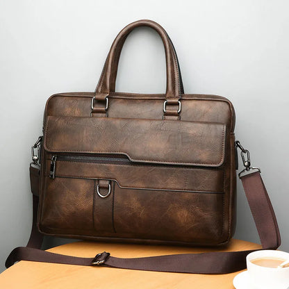 Benedicto Men's Leather Shoulder Bag