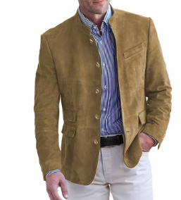 Men's Tailored Fit Smart Blazer Jacket