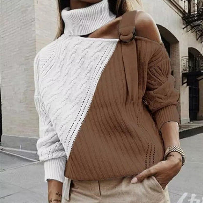 Women's Turtleneck Short Sweater