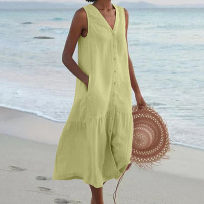 Lynne Women's Sleeveless Midi Dress