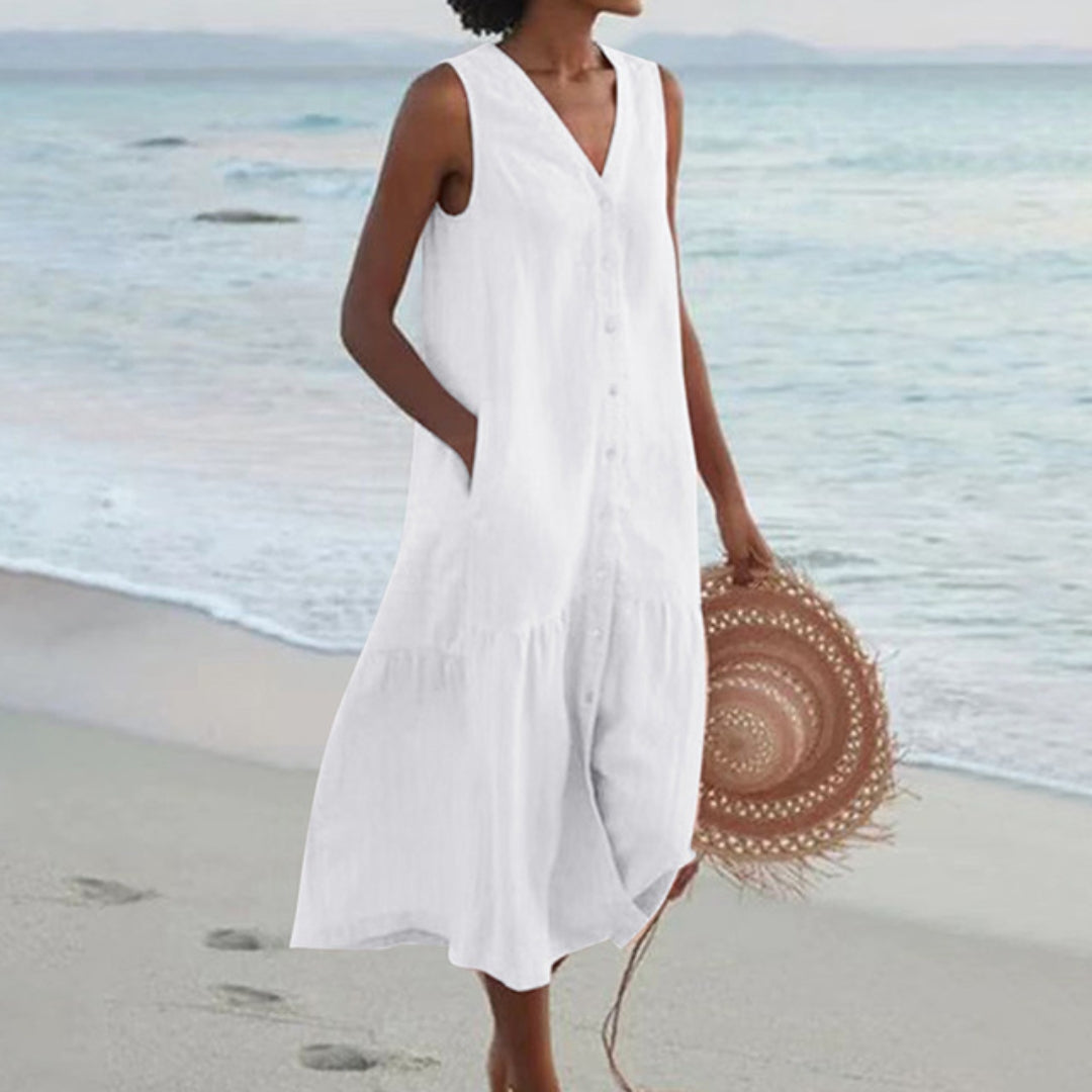 Lynne Women's Sleeveless Midi Dress