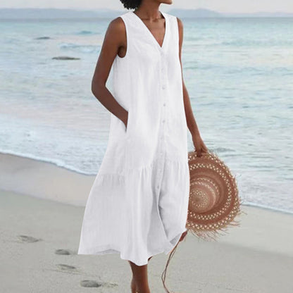 Lynne Women's Sleeveless Midi Dress