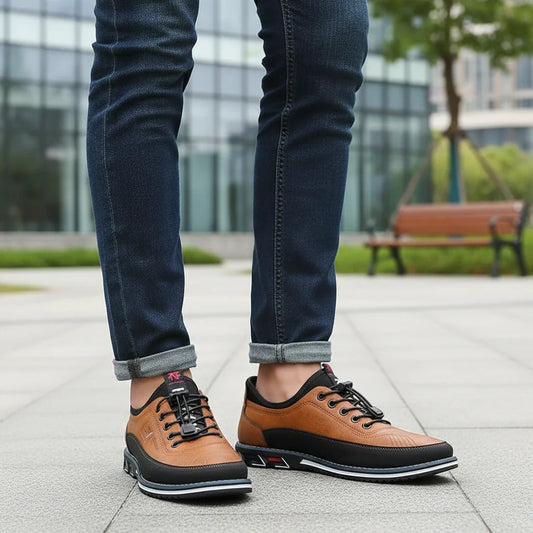 Comfortable Dual Color Sport Shoes - VibreMode